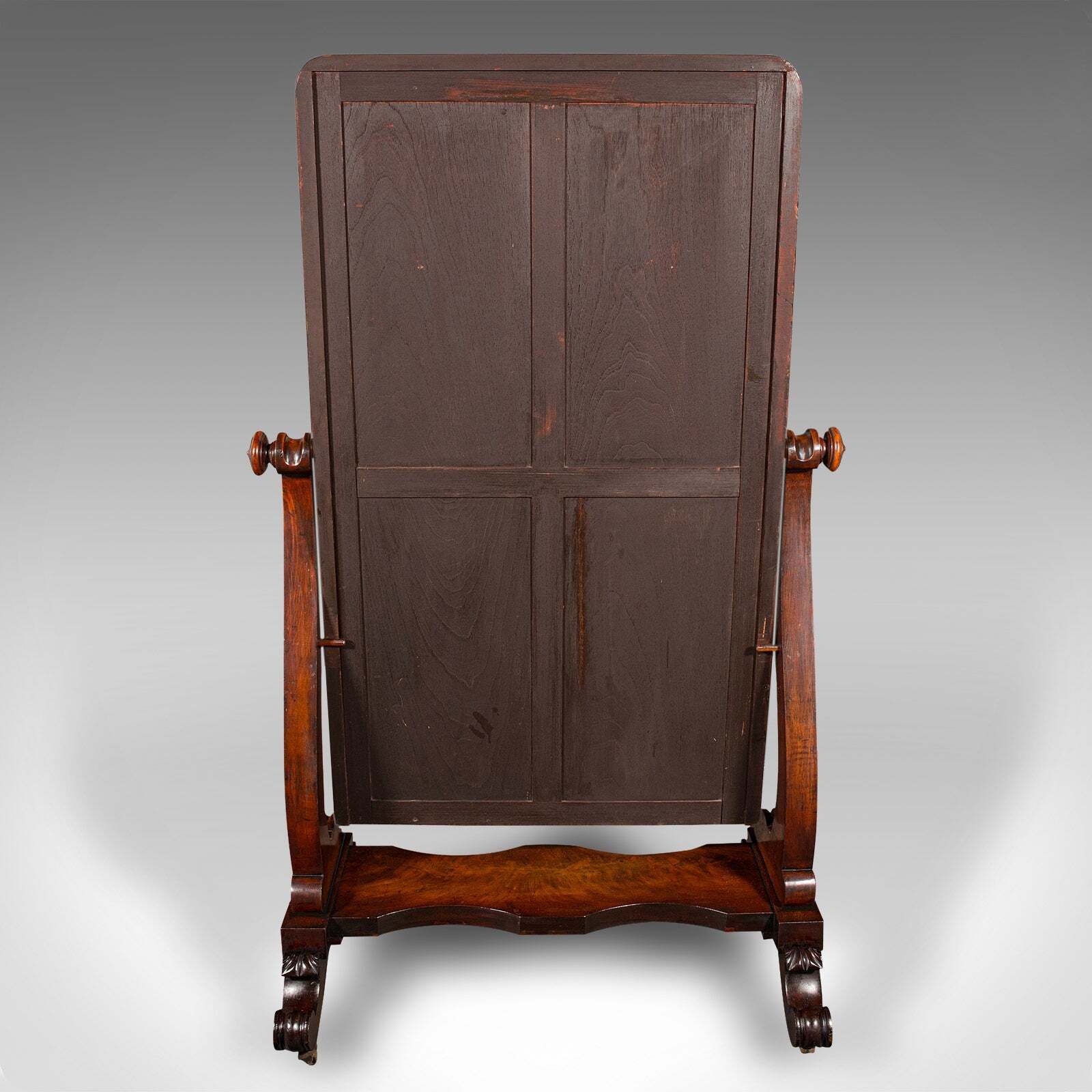 Tall Antique Gentleman’s Outfitters Dressing Mirror, Cheval, Victorian, C.1840 photo Home Decor