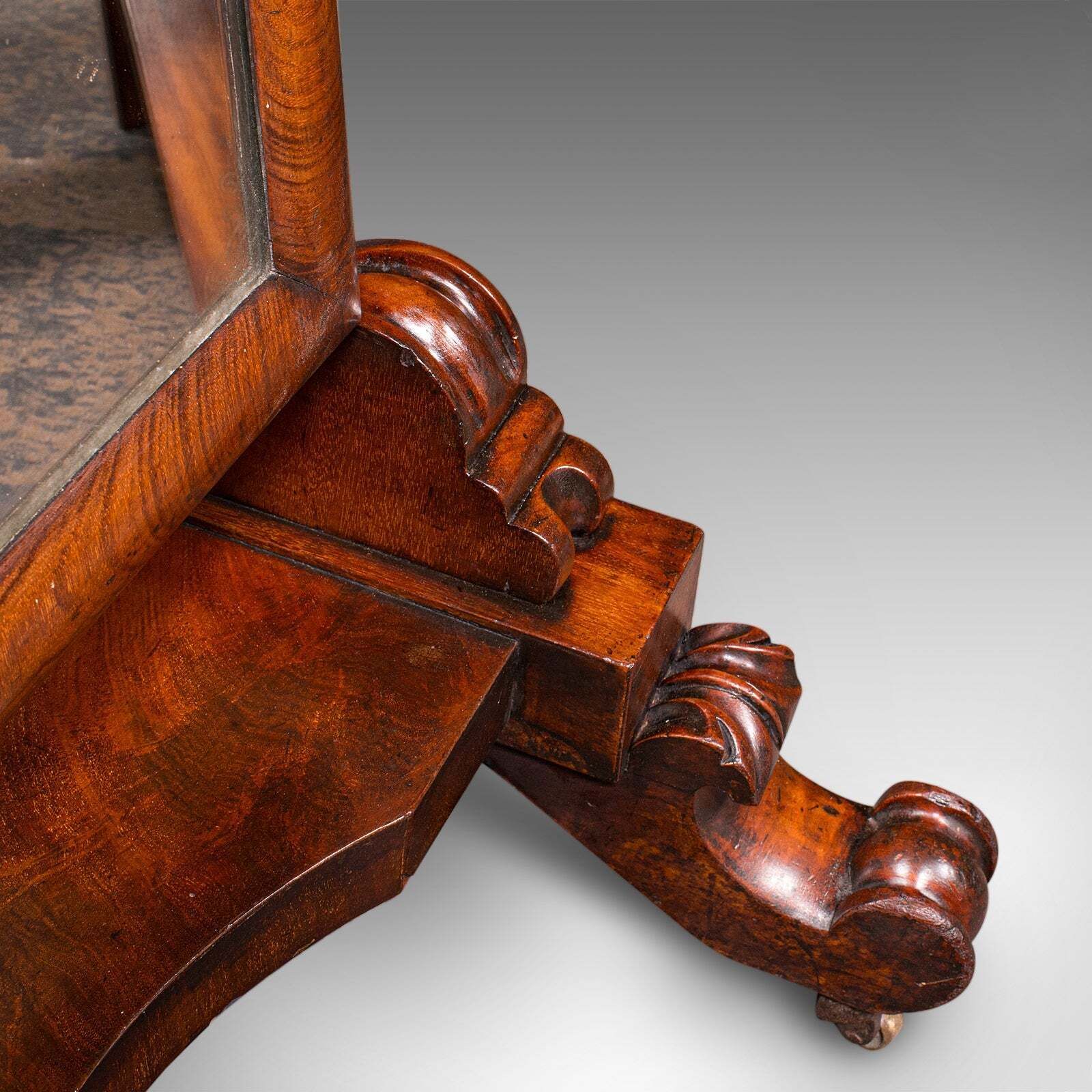 photo for sale Tall Antique Gentleman’s Outfitters Dressing Mirror, Cheval, Victorian, C.1840