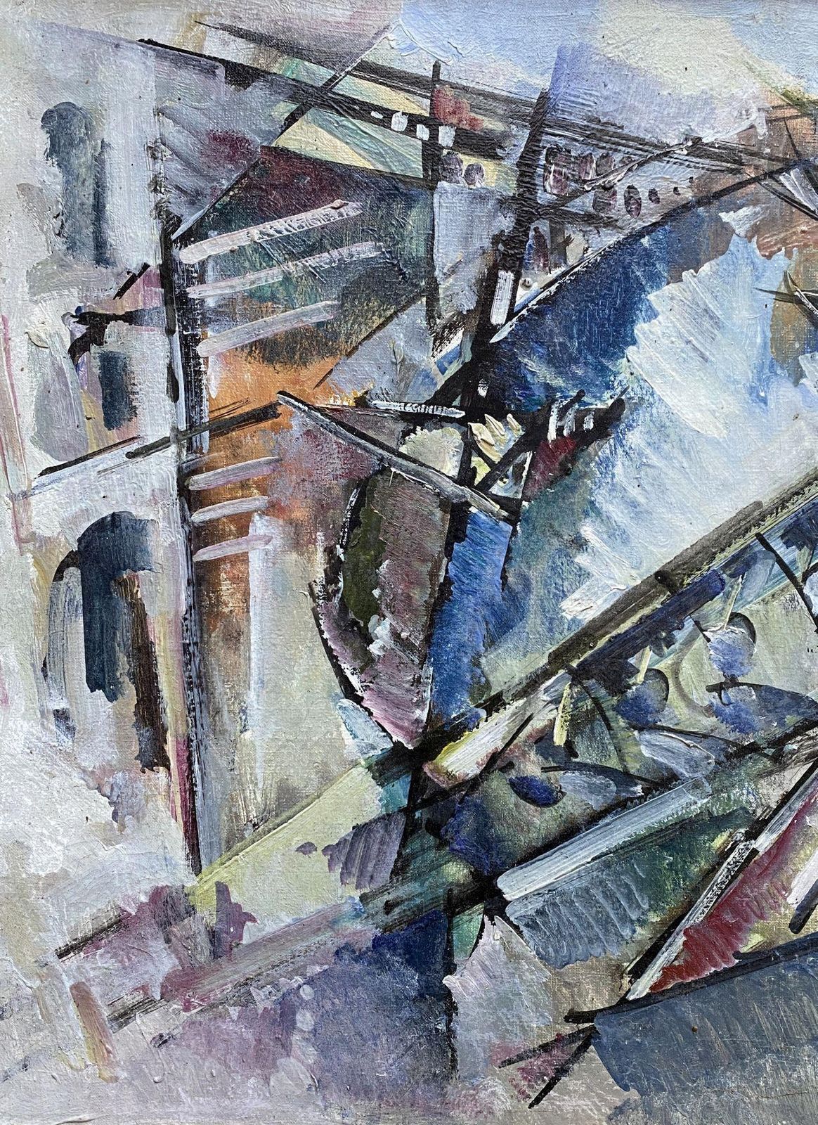 Roger Lersy Grand Canal Of Venice   Original Oil On Canvas Hand Signed 1963 photo vinterior