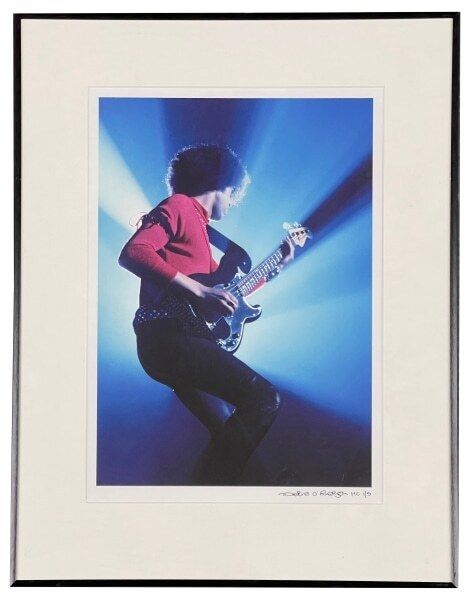 Denis O’ Regan Signed Photograph 1/5 – Phil Lynott, Thin Lizzy Live