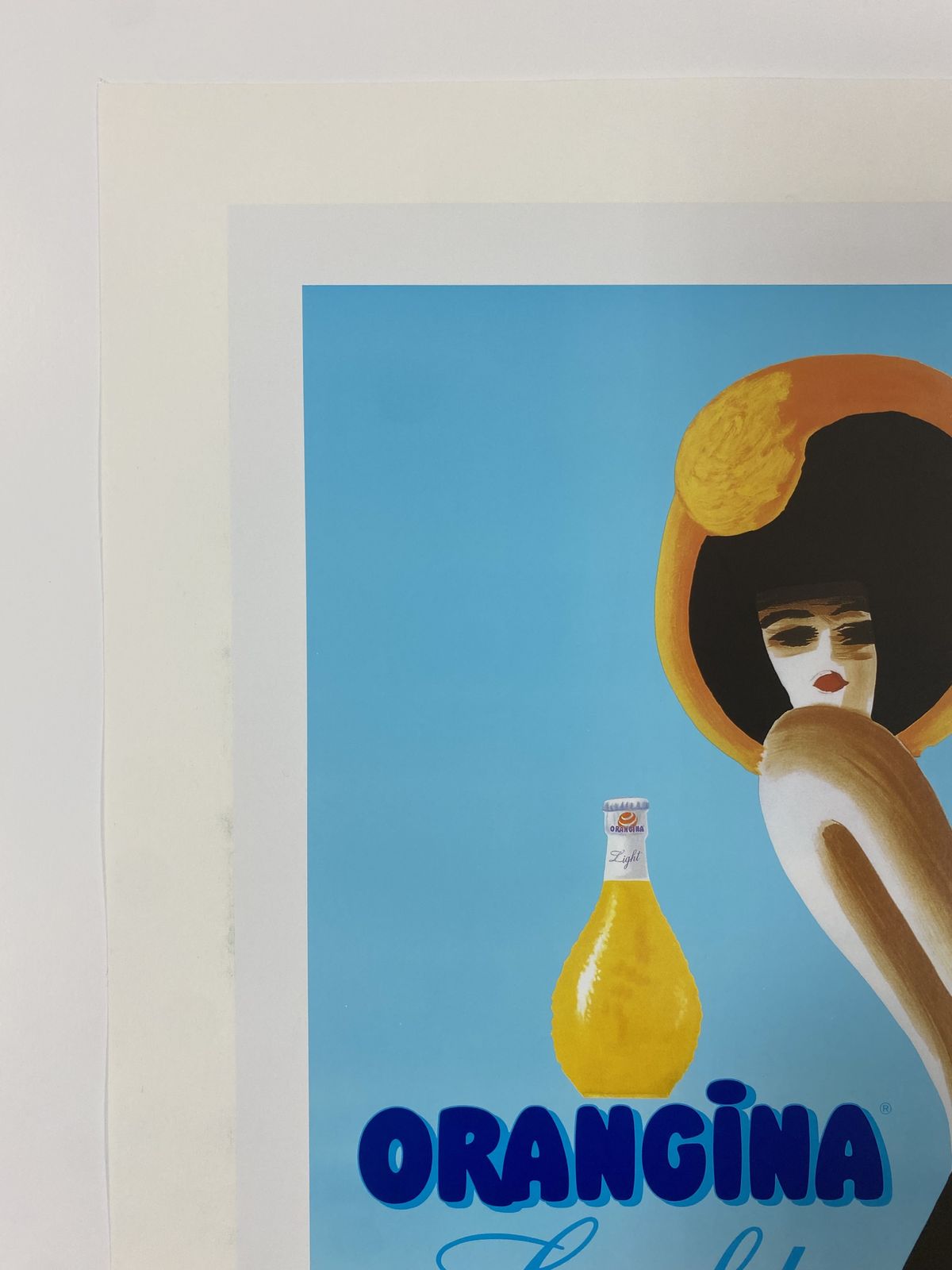 Bernard Villemot, C.A. 1980s   Orangina Light   Original Vintage Poster Cm 60 X 40 photo buy