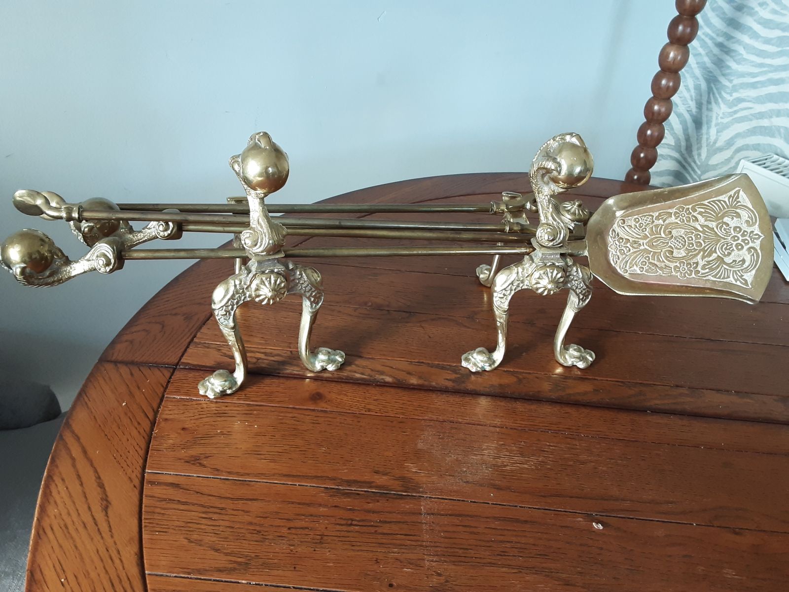photo for sale Fireside Companion Set   Heavy Quality Item