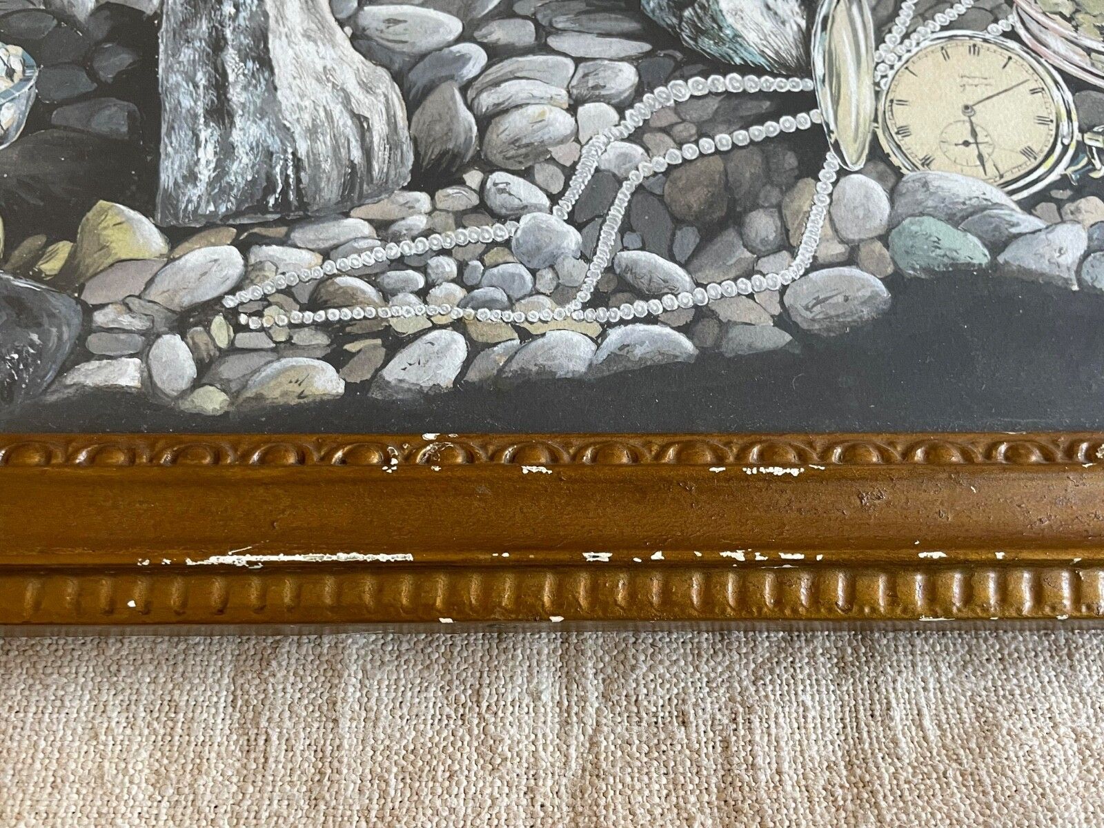 Art Antique 1900s Ralph Lyons English Apothecary Still Life Watercolour Painting. photo