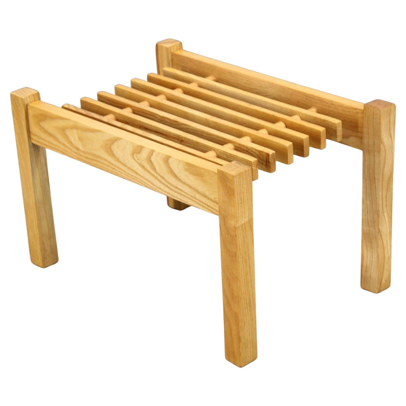 1960s Wooden Bench For Flower Pot, Czechoslovakia
