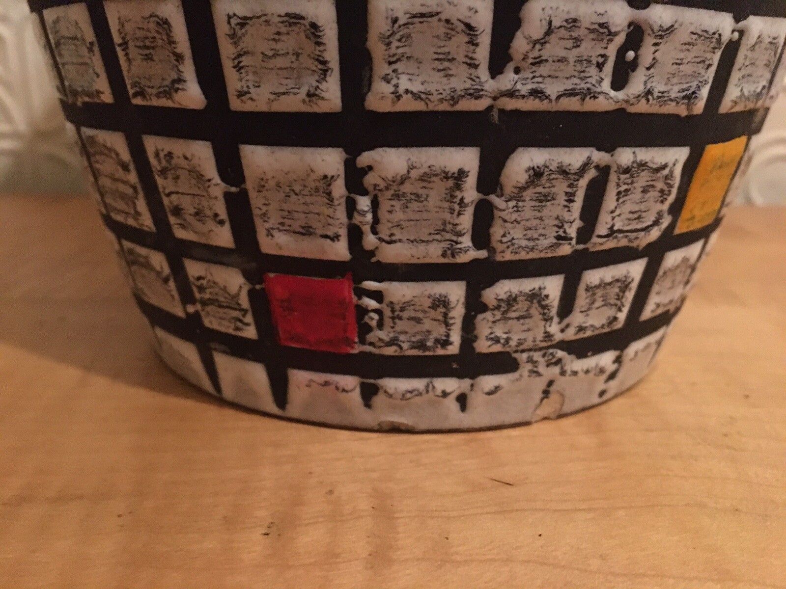 Large Mid Century Modernist Vase West German Studio Pottery 12” photo for sale