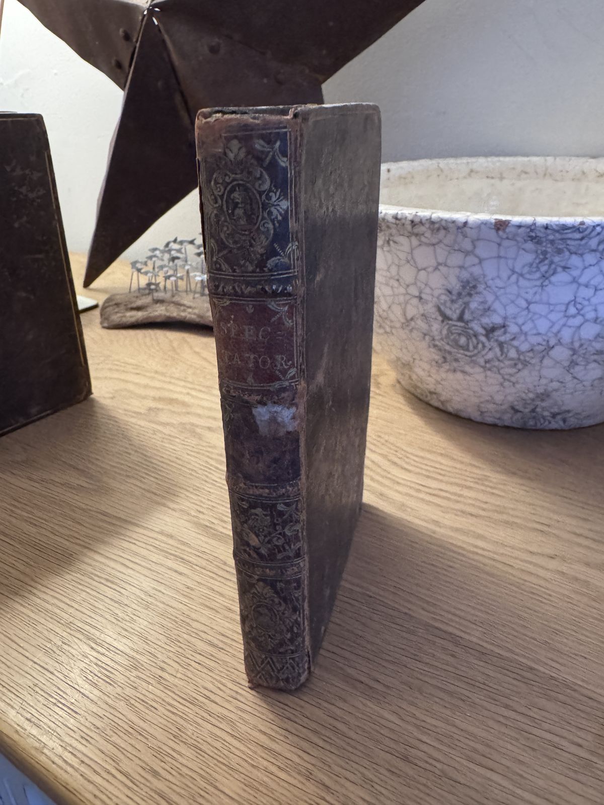 Set Of 8 Antique Spectator Books photo Home Decor