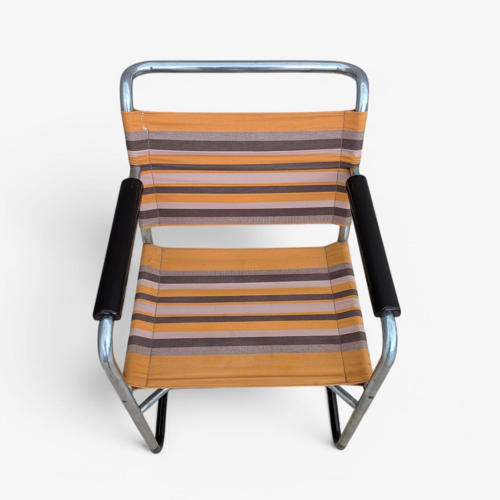 Bauhaus Tubular Steel Armchair By F. Langer For Sab, 1930s photo vinterior