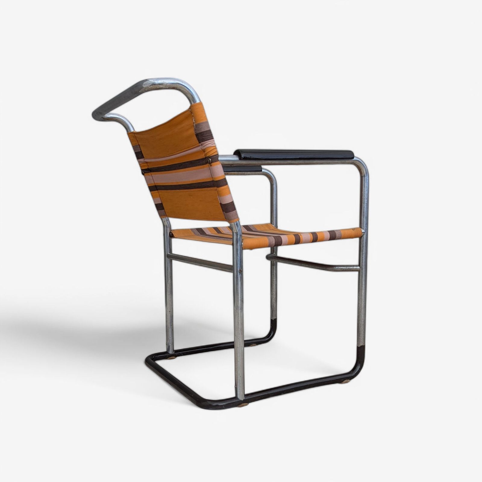 Bauhaus Tubular Steel Armchair By F. Langer For Sab, 1930s photo buy