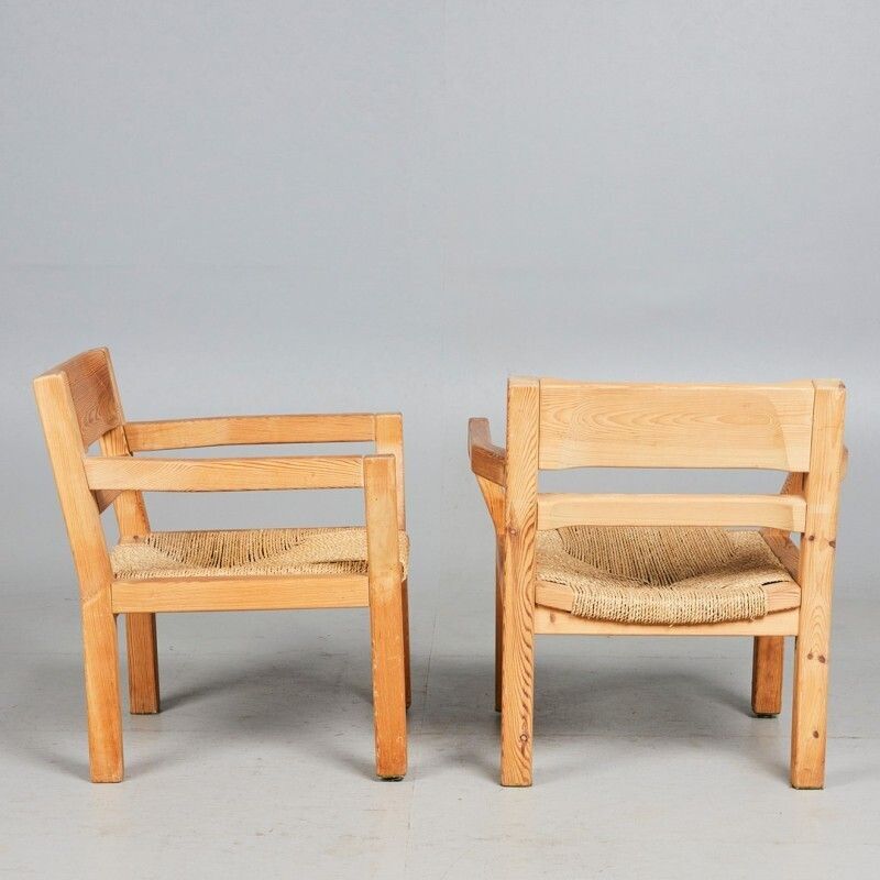 Lounge Chairs By Tage Poulsen, 1970s photo for sale
