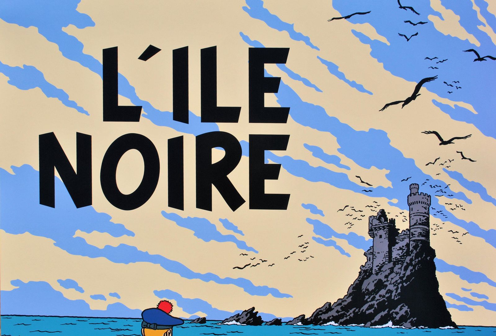 Hergetintin : The Black Island   Official Print (Tintin Museum)2024 photo for sale