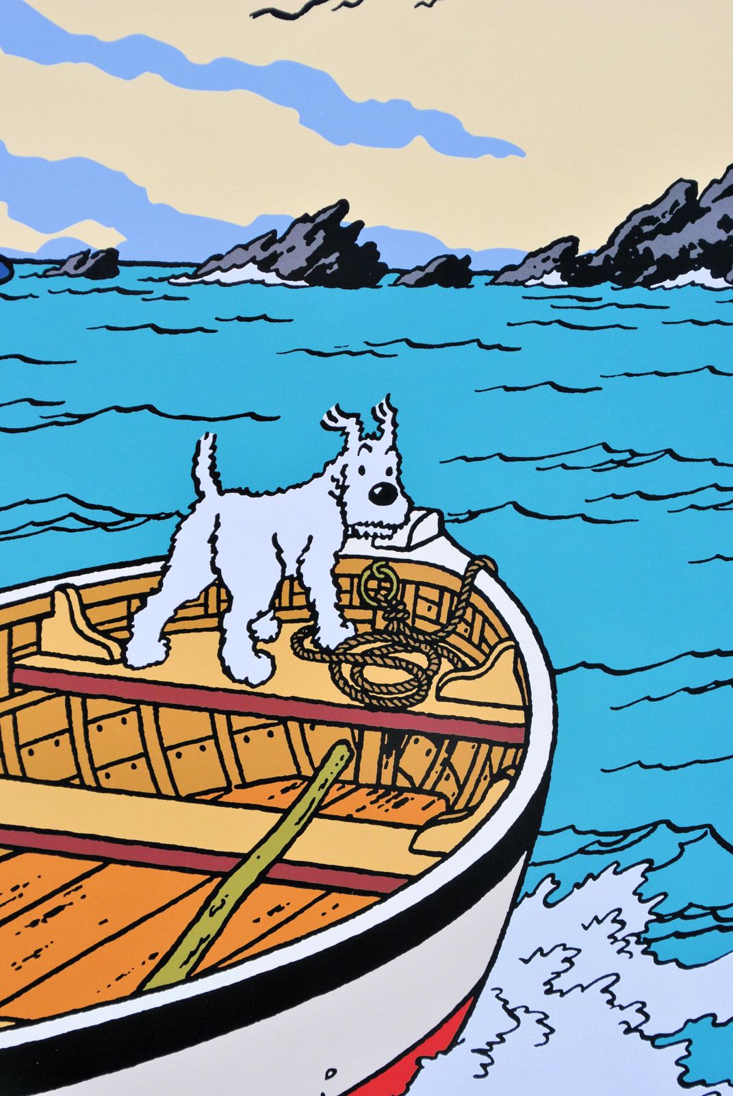 photo furniture Hergetintin : The Black Island   Official Print (Tintin Museum)2024