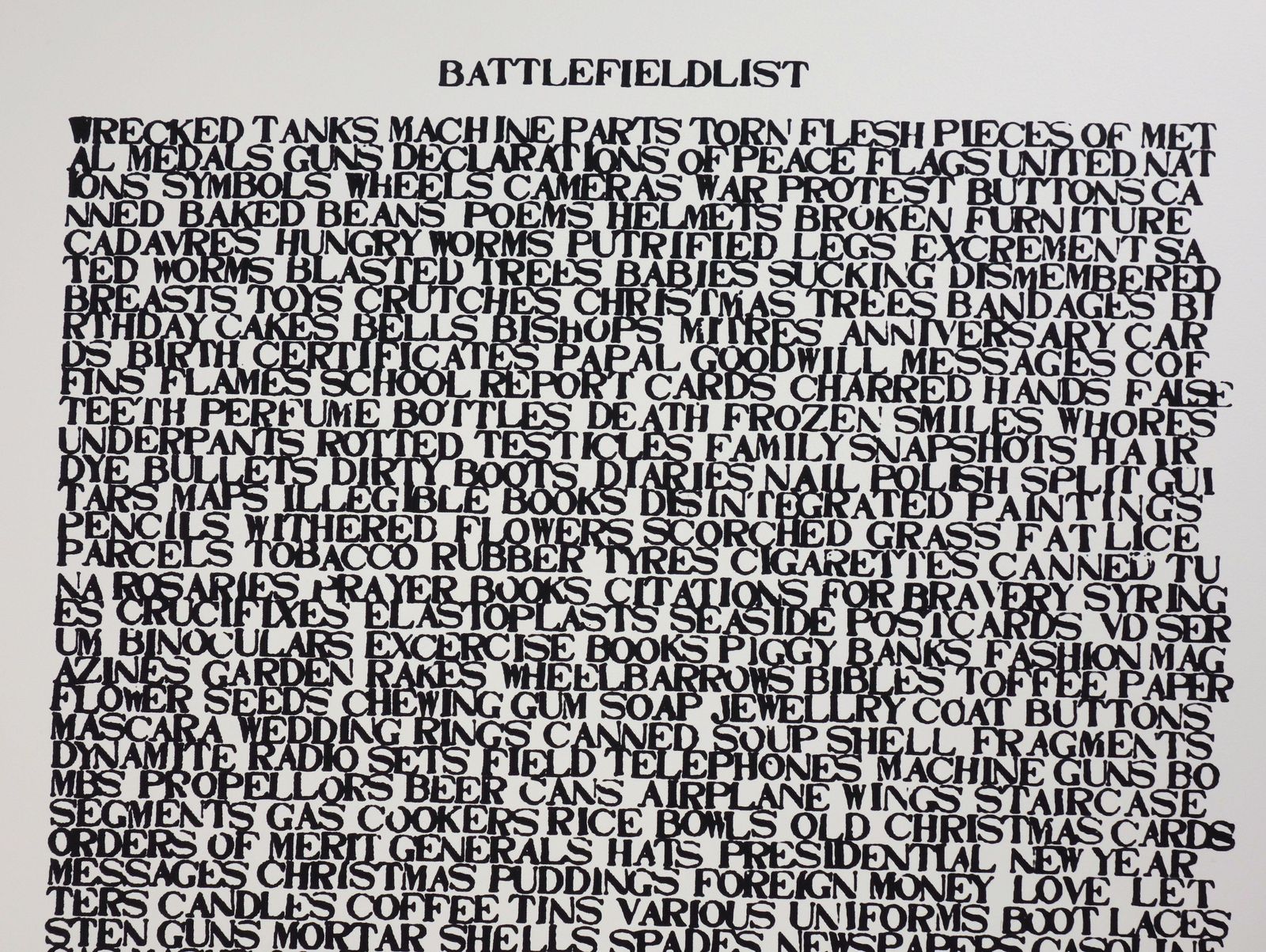 Cozette De Charmoybattlefield List   Handsigned Screen Print1992 photo Art