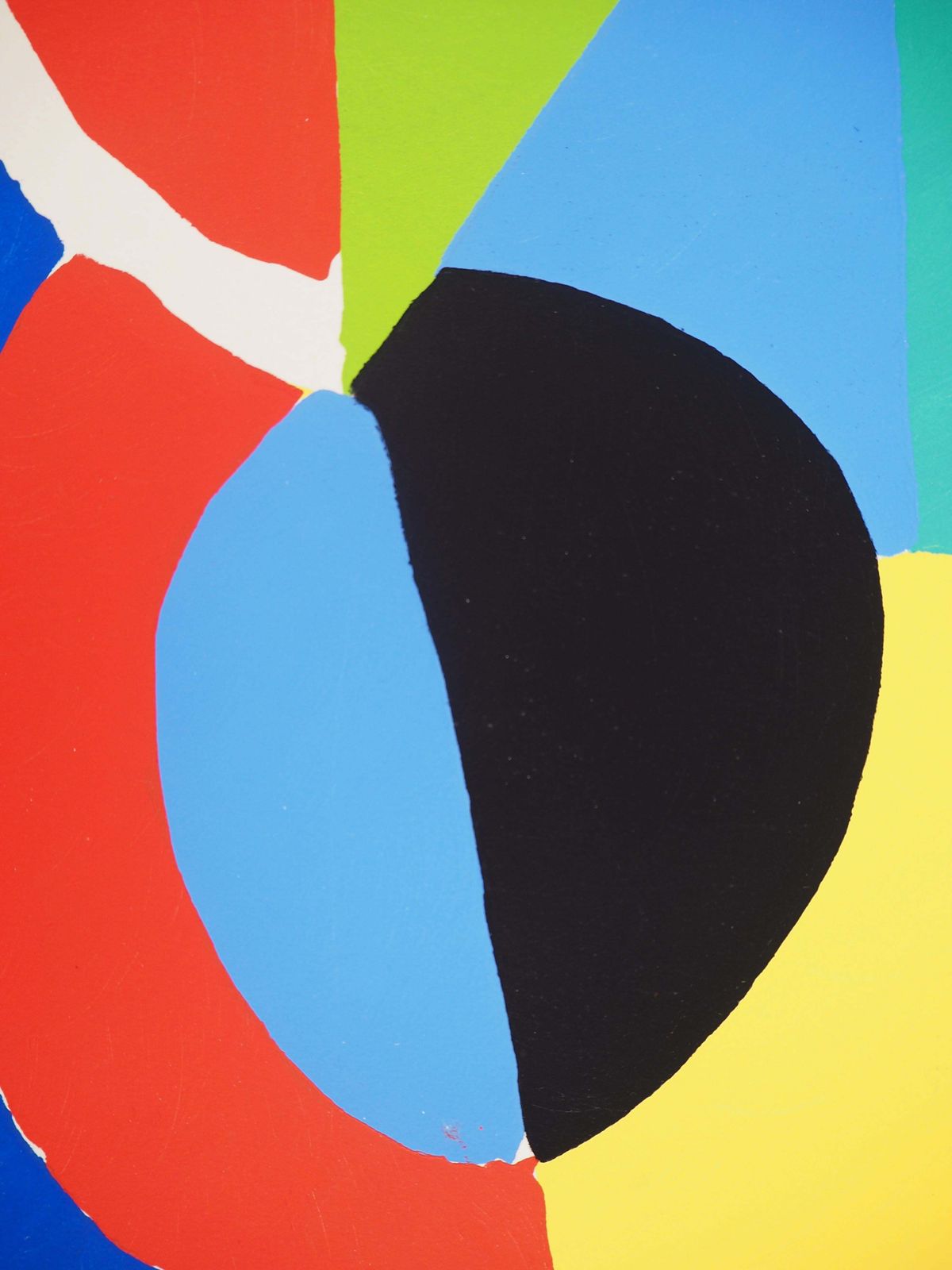 (After) Sonia Delaunaycomposition In Colour   Lithograph, 19561956 photo for sale