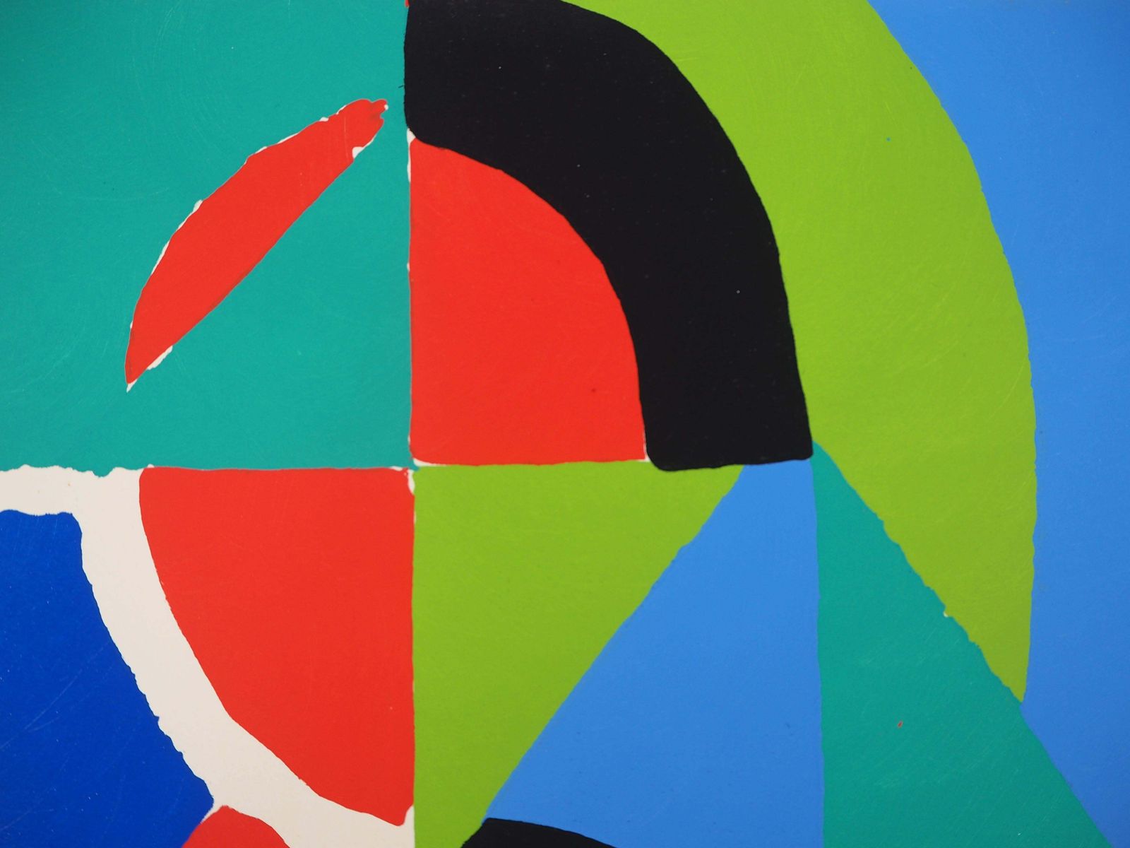 (After) Sonia Delaunaycomposition In Colour   Lithograph, 19561956 photo Art