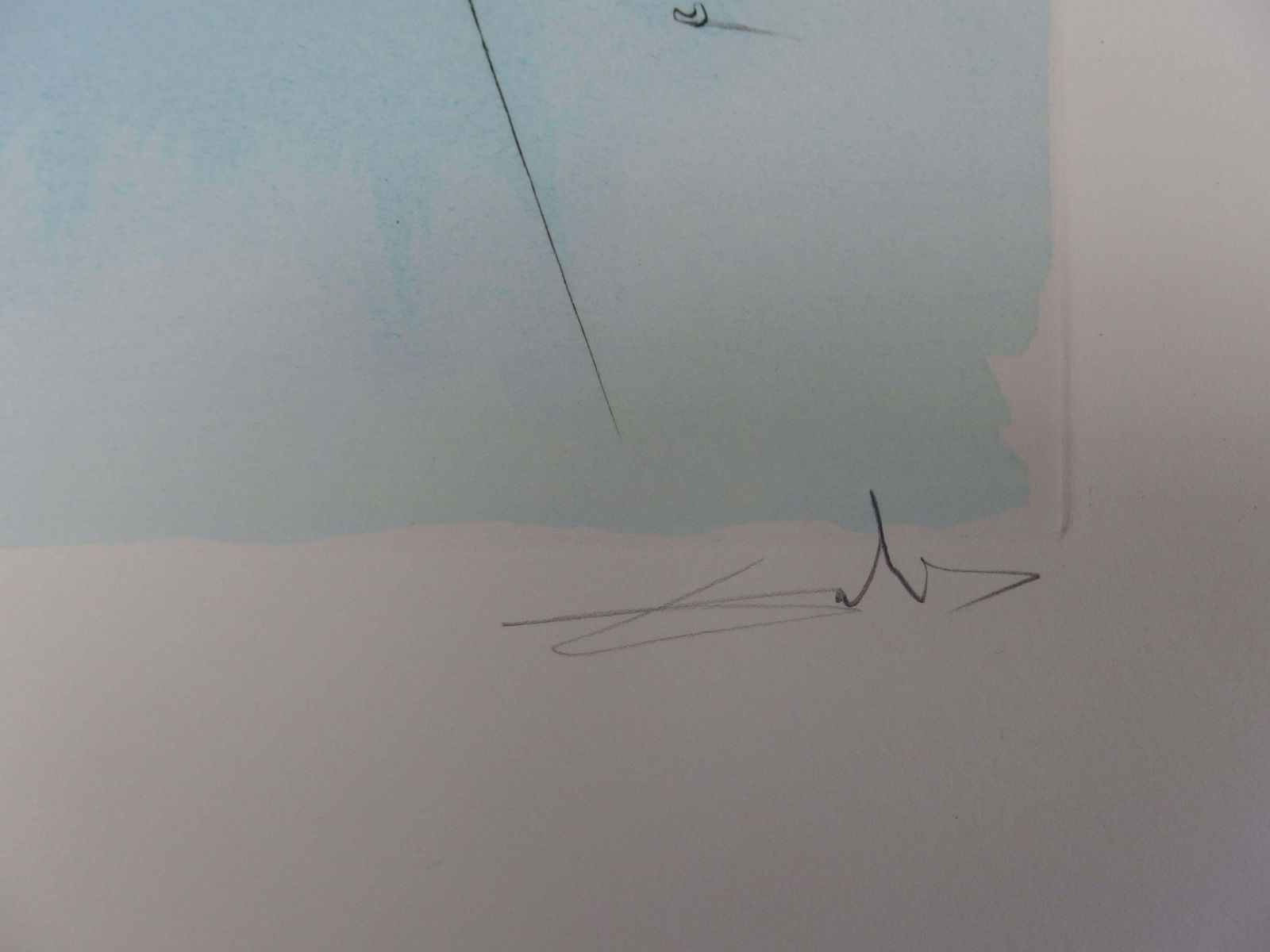 Salvador Dalí­A Shattering Entrance Upon The American Stage   Orignal Etching   Signed   19741974 photo furniture