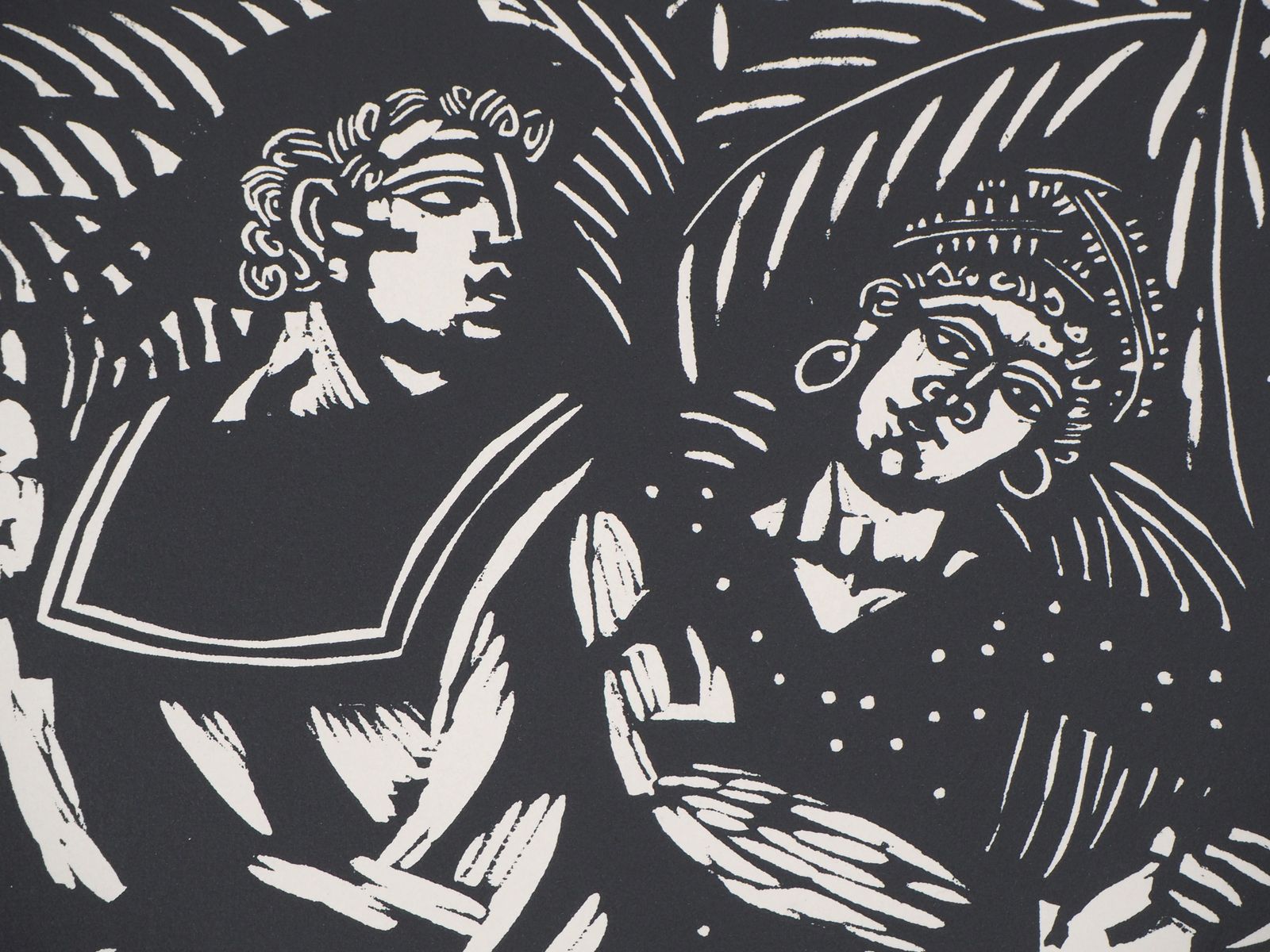 Raoul Dufythe Dance   Original Woodcut   Signed1910 photo Art