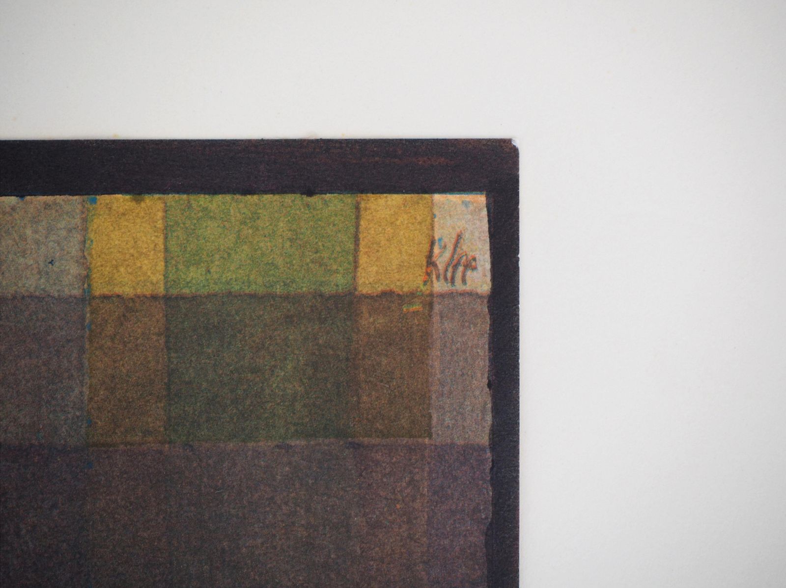 (After) Paul Kleeventriloquist Shouting In The Swamp   Lithograph And Stencil1964 photo furniture