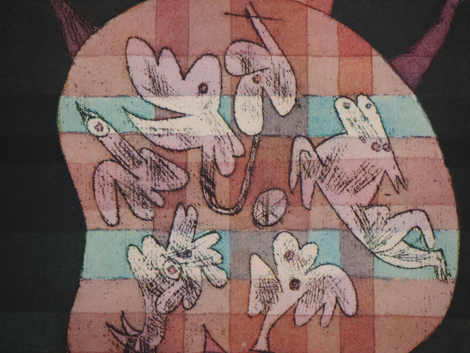 (After) Paul Kleeventriloquist Shouting In The Swamp   Lithograph And Stencil1964 photo 683.0