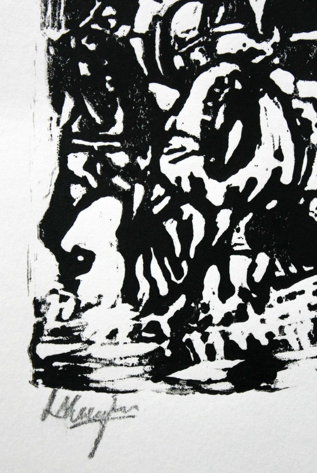 Ludwik Maciąghorses   XX Century, Woodcut Print, Black And White, Figurative Abstractunknown photo furniture