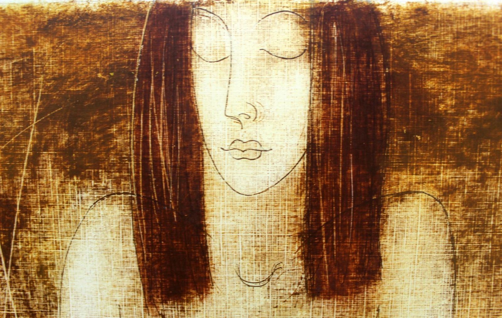 Siergiej Timochownude   Xxi Century, Figurative Monotype Print, Monochromatic2005 photo for sale
