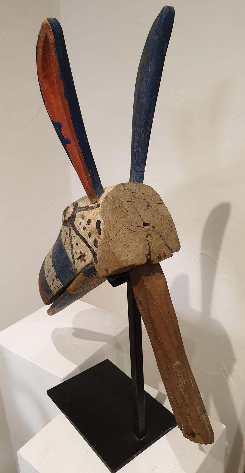 Unknownafrican Zoomorphic Puppet Head Sculpture From The Bozo Tribe In Mali.Early 20th Century photo Art