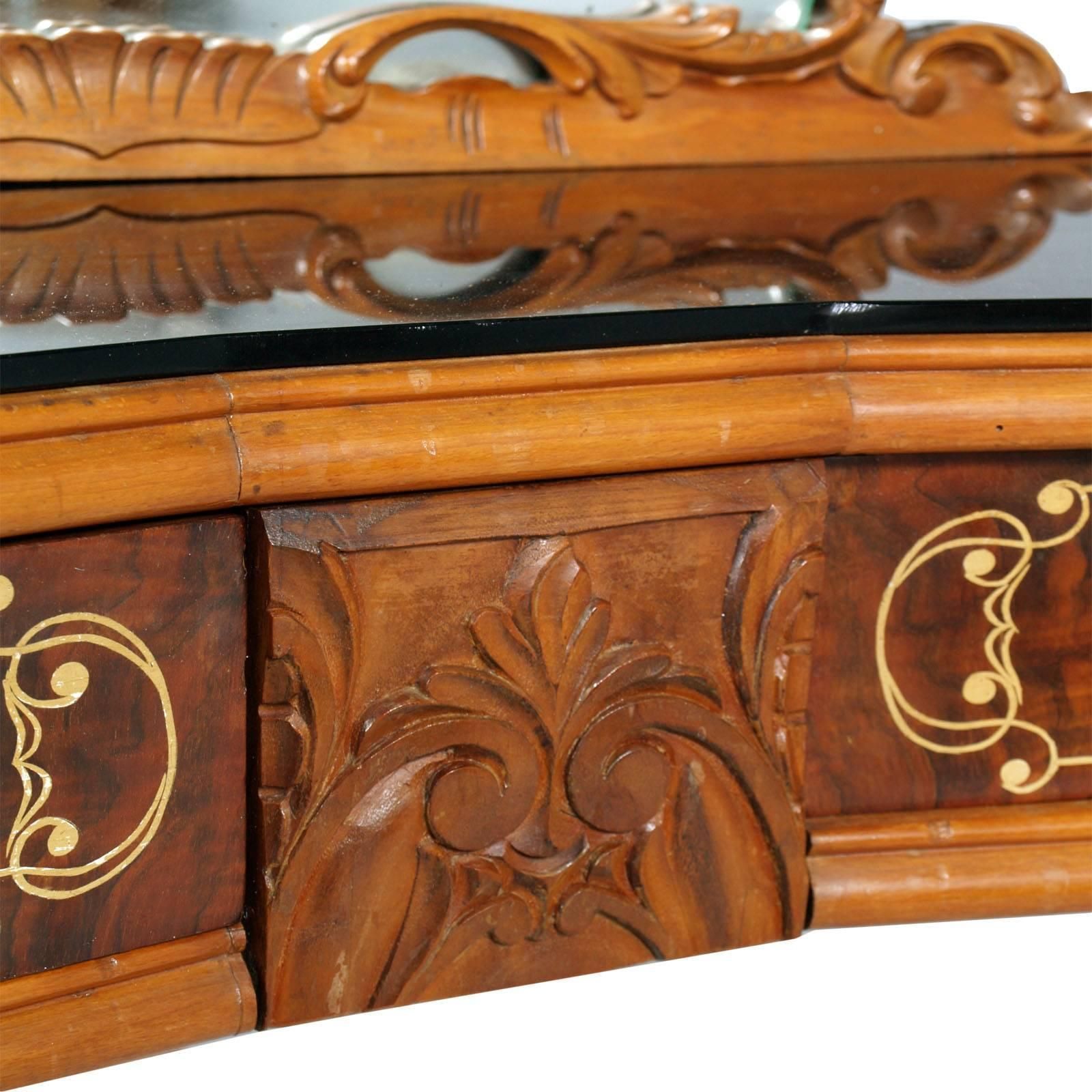 Venetian 1920s Art Nouveau Dressind Table,  Console , Vanity, By Testolini & Salviati photo 13640.0