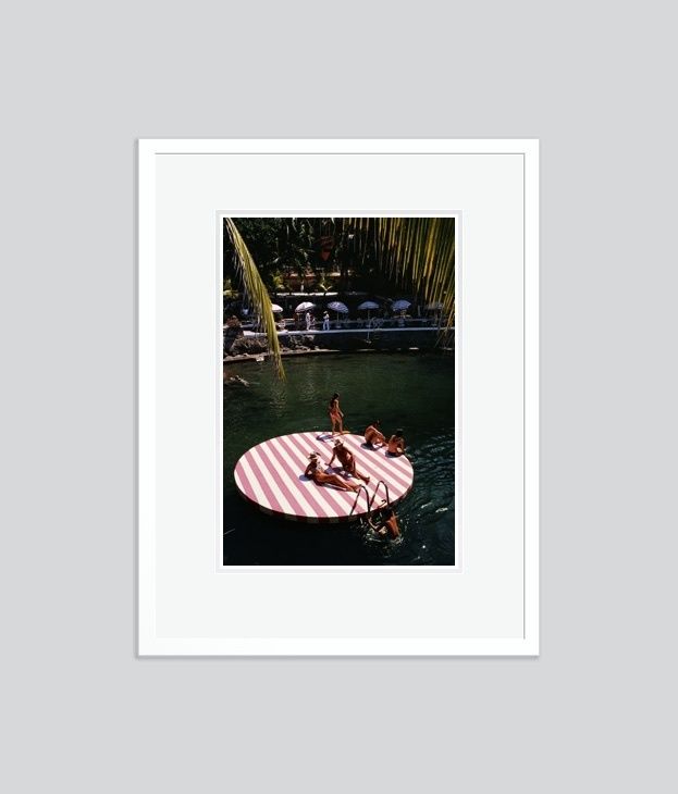 Slim Aarons 'La Concha Beach Club' Framed White photo furniture