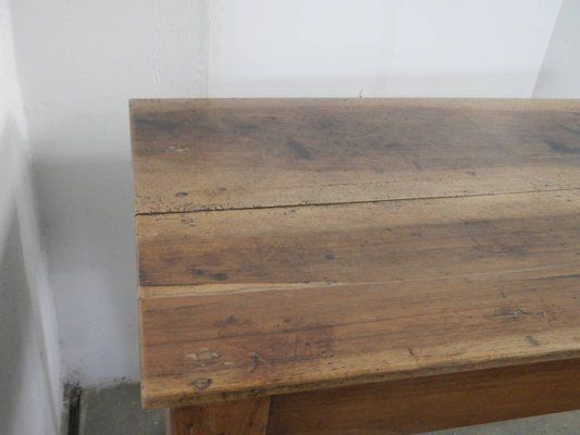 Walnut Wood Table, 1950s photo for sale
