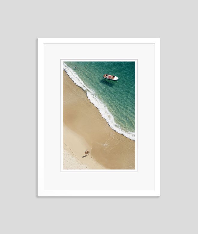 Slim Aarons 'Caleta Beach, Acapulco' Framed White photo furniture
