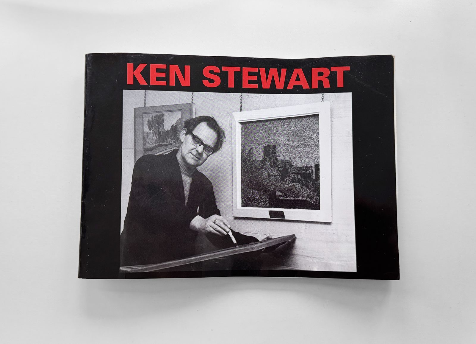 Vintage Mid Century Painting "Pokers" By British Artist Ken Stewart 1959 photo buy