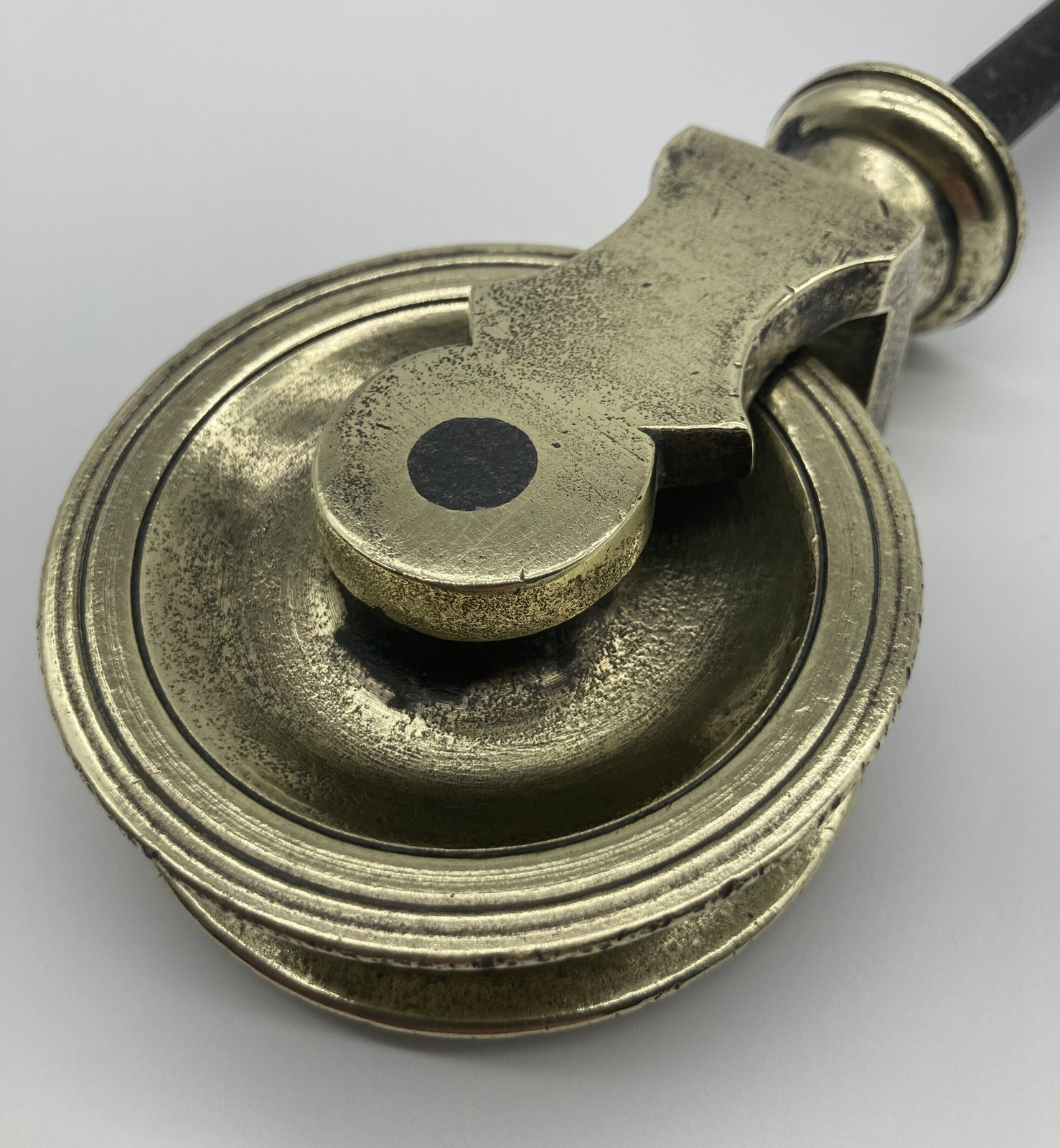 18th Century Bronze And Steel Pulley photo furniture