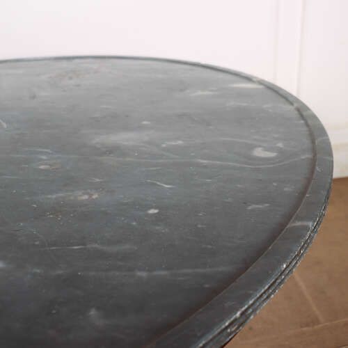 photo furniture Large French Marble Topped Gueridon