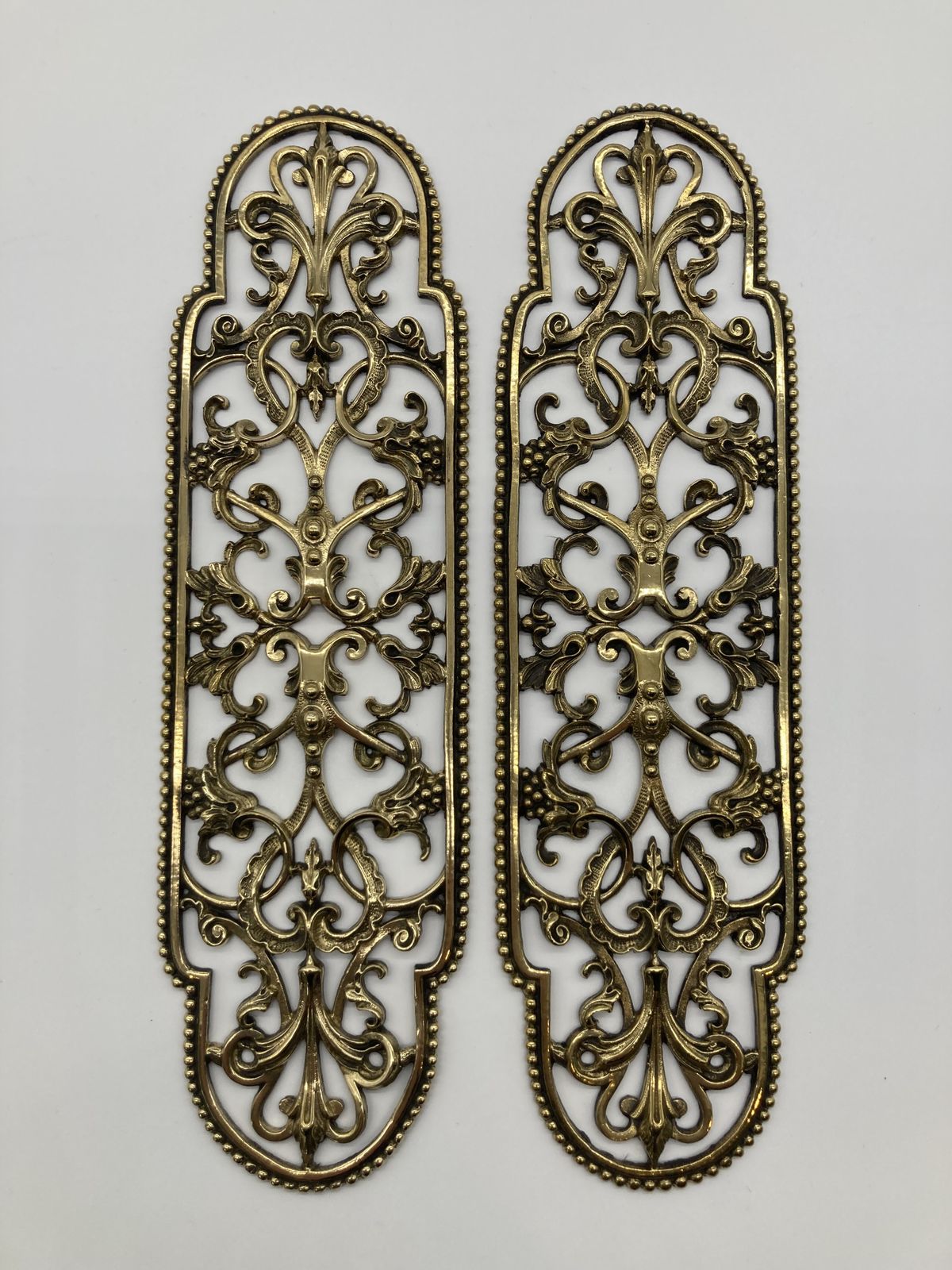 Pair Of 19th Century Rococo Style Finger Plates