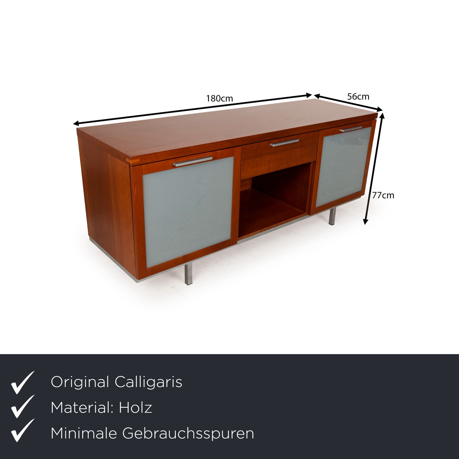 Buffet Calligaris Credenza en bois brun photo furniture