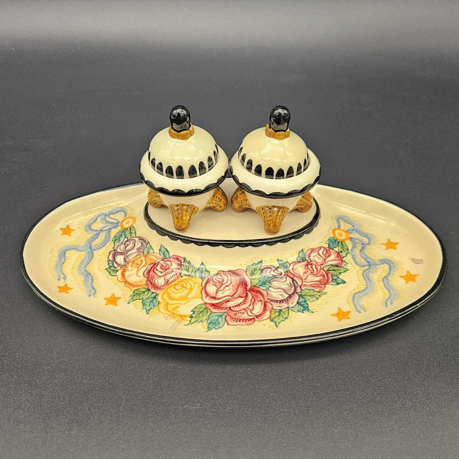 Ceramic Inkwell From The Karlsruhe Majolika By Kusche. 1916–1922 photo 700.0