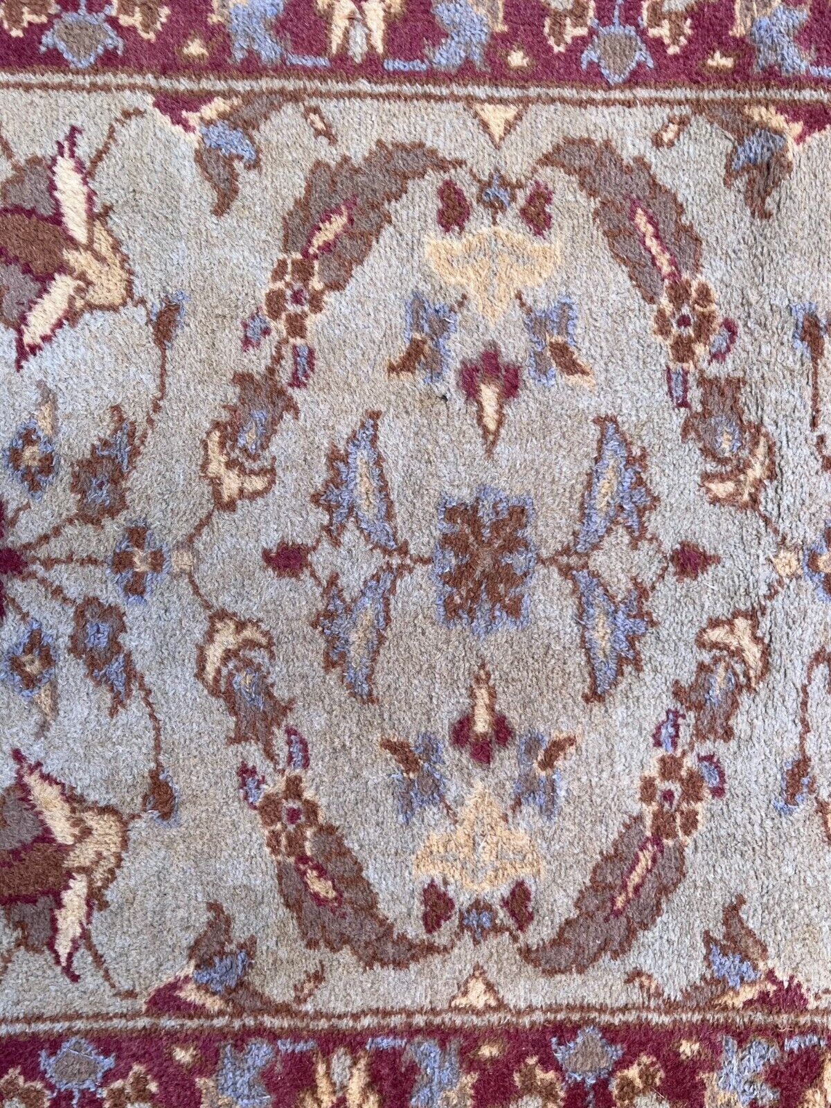 photo vintage Very Long Tribal Runner 440x82 Cm Tribal Rug, Beige, Blue, Vintage
