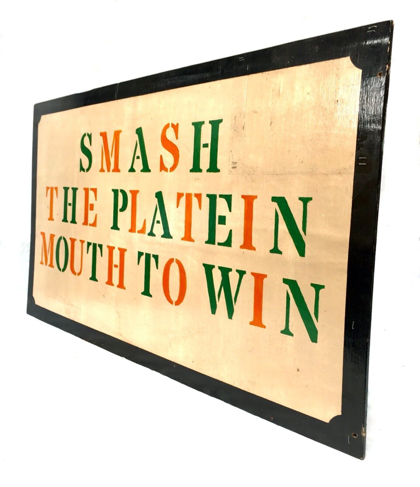 photo for sale Vintage 20th Century Travelling Fairground Plate Smash / Ball Throw Boards Game