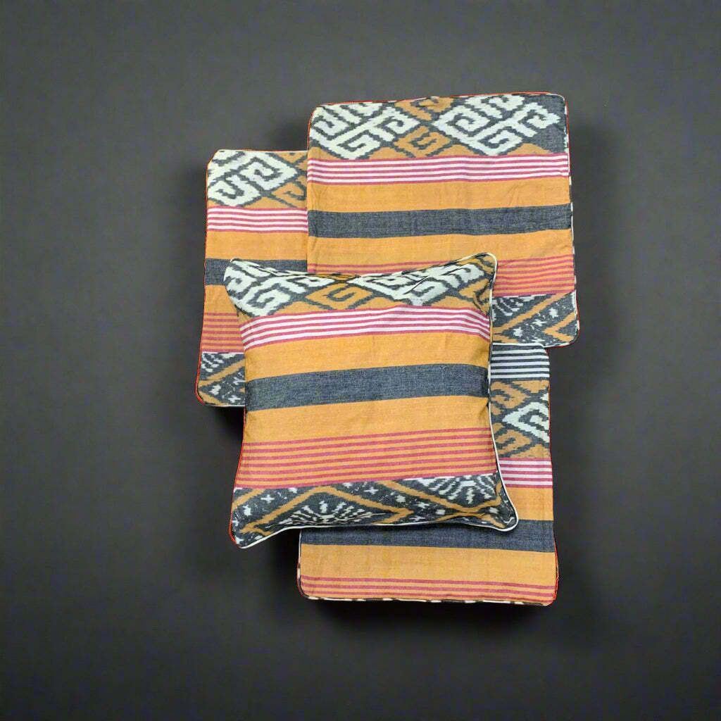 Hand Woven Ikat Cushions From Indonesia photo for sale