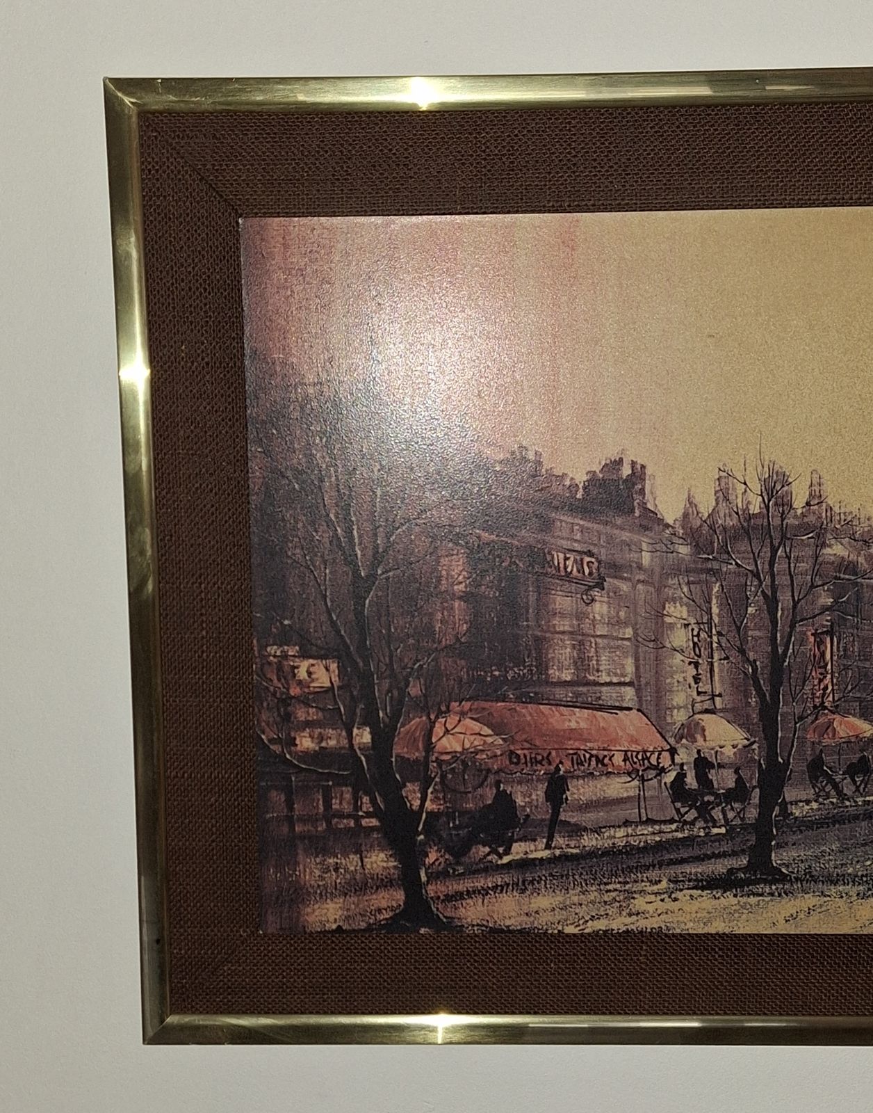 Café Quai By Ron Folland, Mid 20th Century photo Art