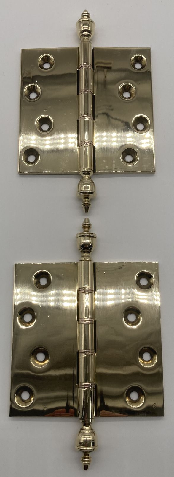 A Pair Of Brass Door Hinges, Mid 20th Century photo furniture