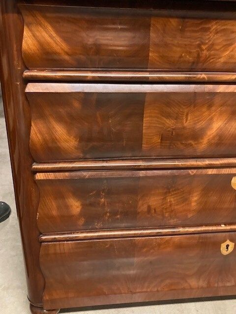 Polished Mahogany Chest Of Drawers photo buy