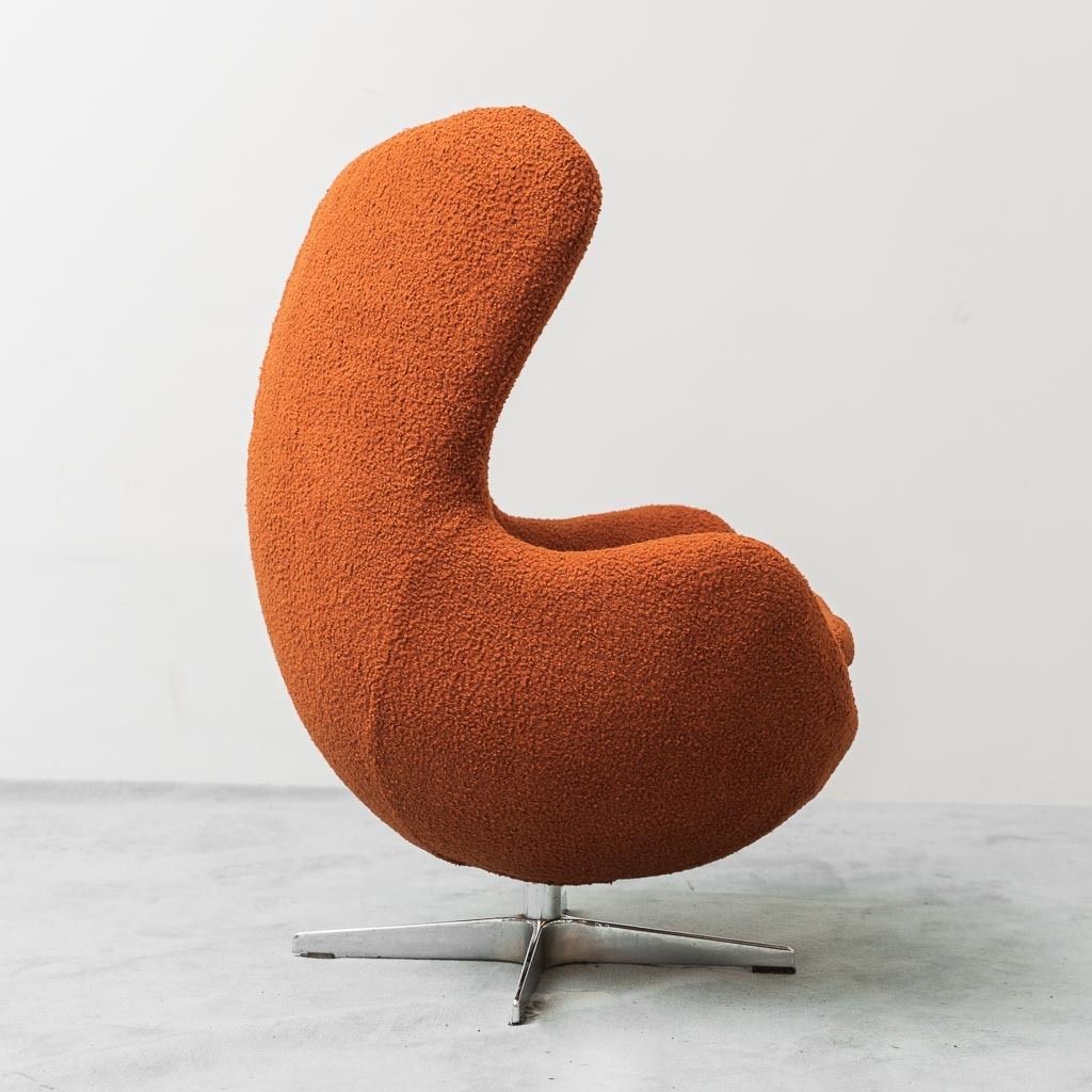 Bouclé Armchair Jacobsen Style 70s Vintage Modernism photo vinterior