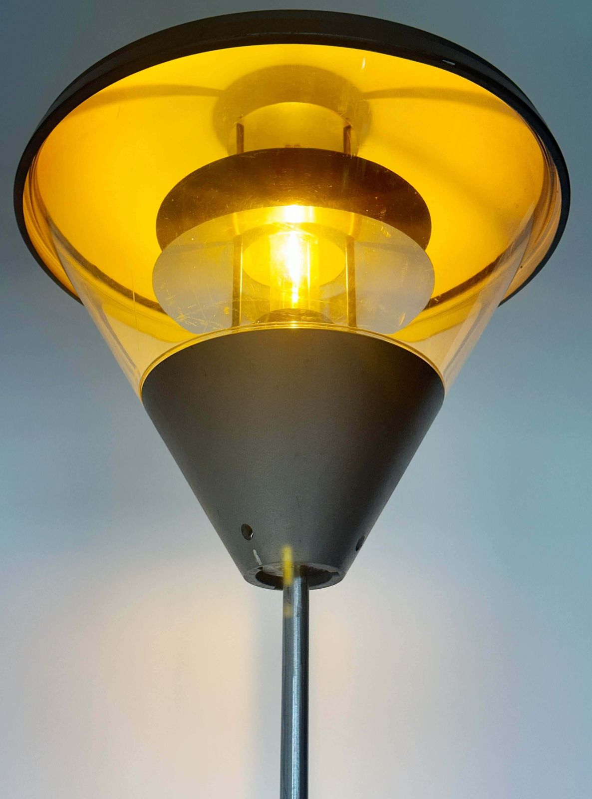 Industrial Floor Lamp In Wood And Metal With Sodium Bulb photo 402.0