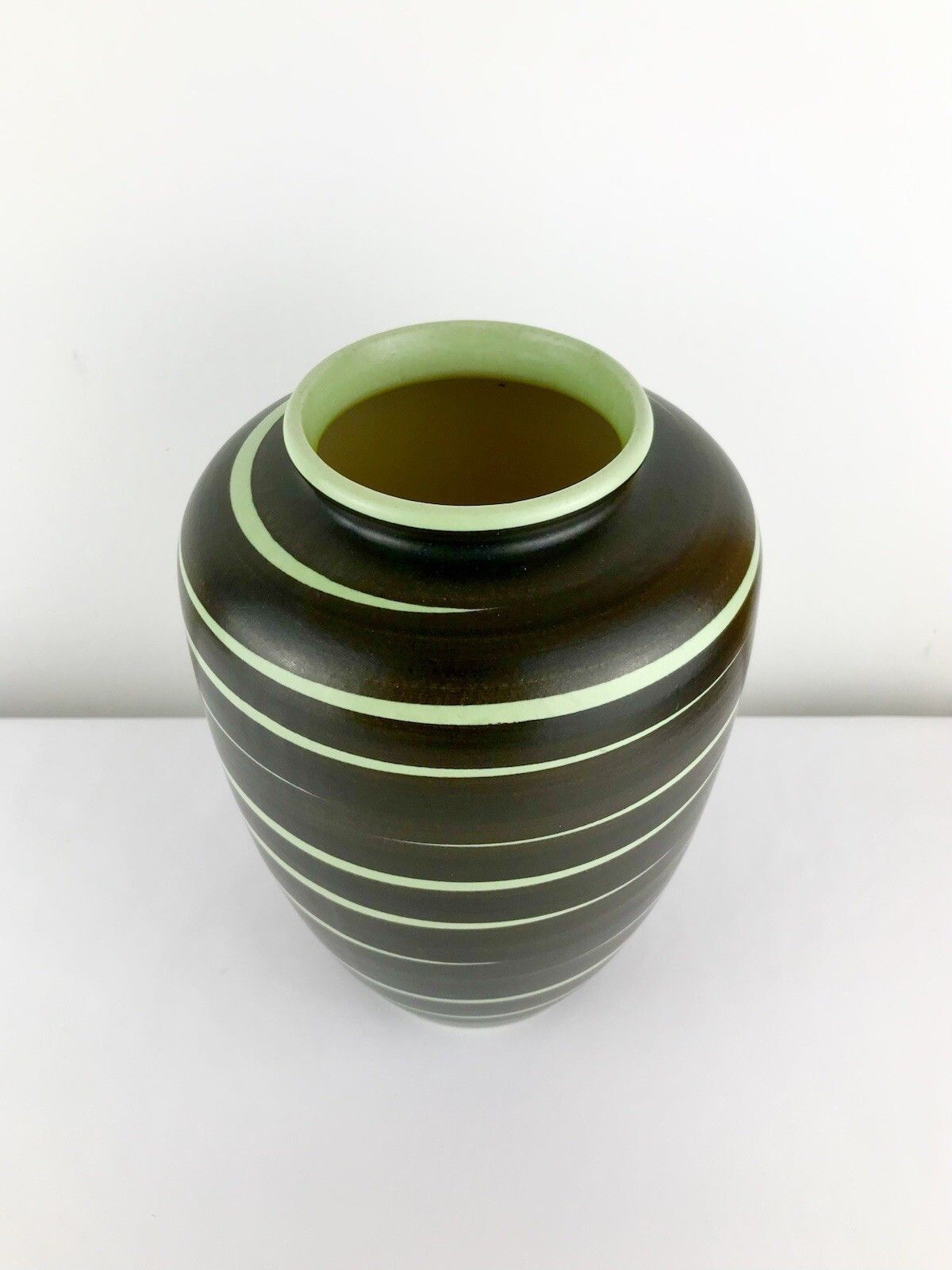 Edgy Ilkra Keramik Vase West German Pottery 1950s photo vinterior
