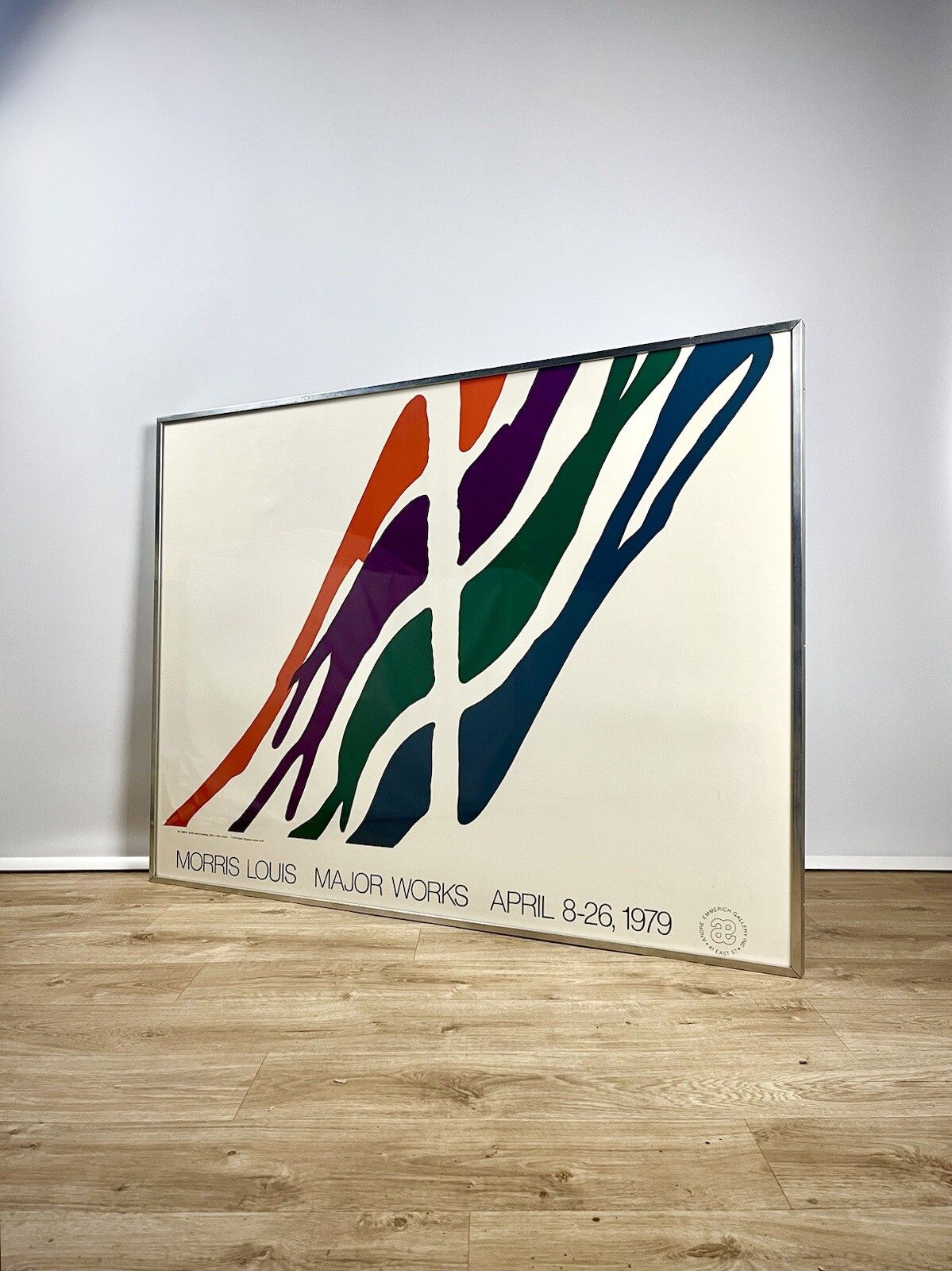 Morris Louis ‘Delta Eta’ Original Museum Lithograph, Mid Century Art 1979