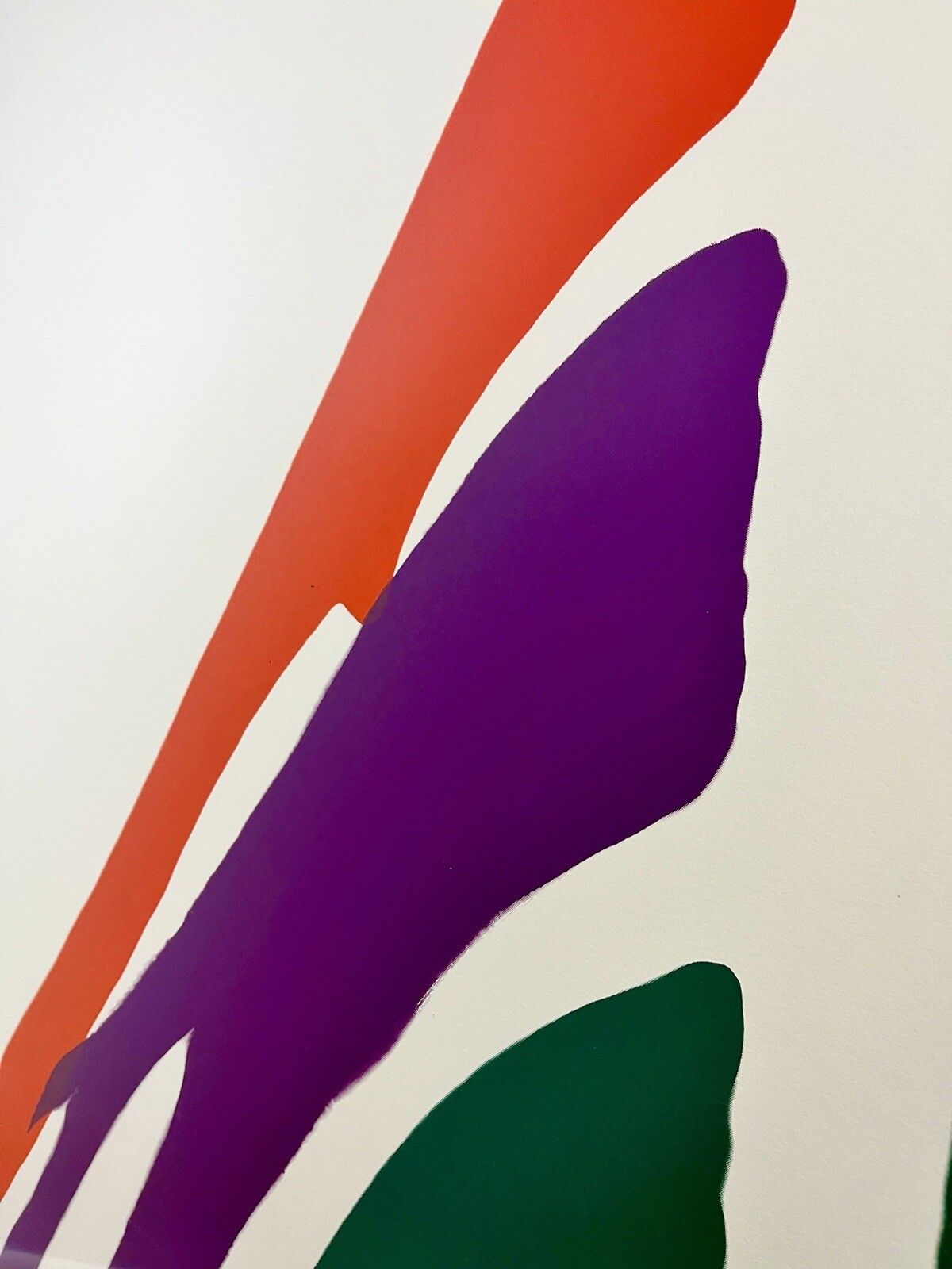 Morris Louis ‘Delta Eta’ Original Museum Lithograph, Mid Century Art 1979 photo vintage