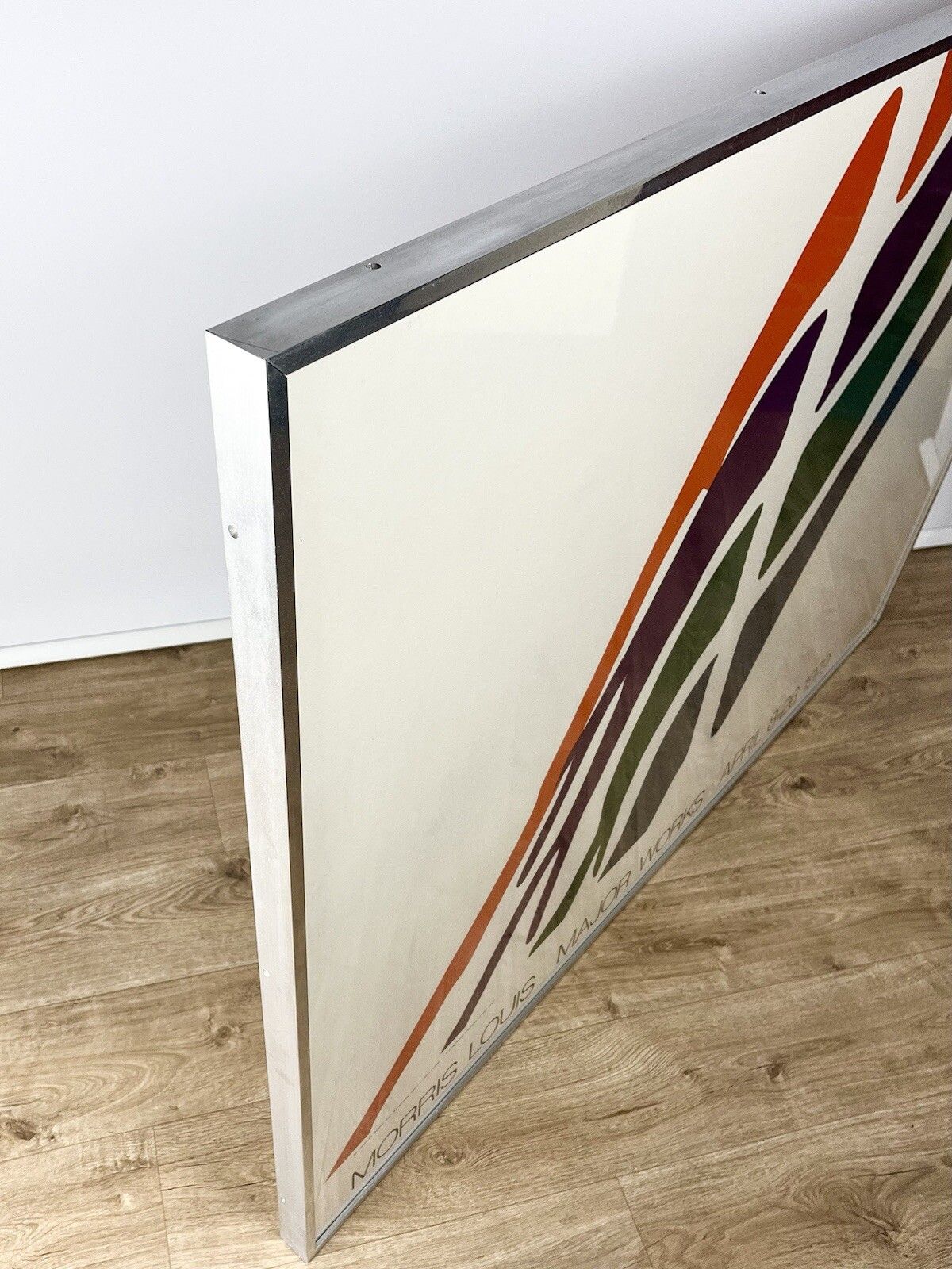 photo vinterior Morris Louis ‘Delta Eta’ Original Museum Lithograph, Mid Century Art 1979