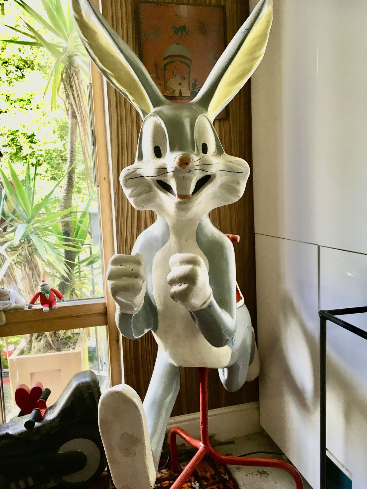Merry Go Round Carousel Ex Ride Standing Figure Cartoon Bugs Like Bunny Rabbit 1970 1980