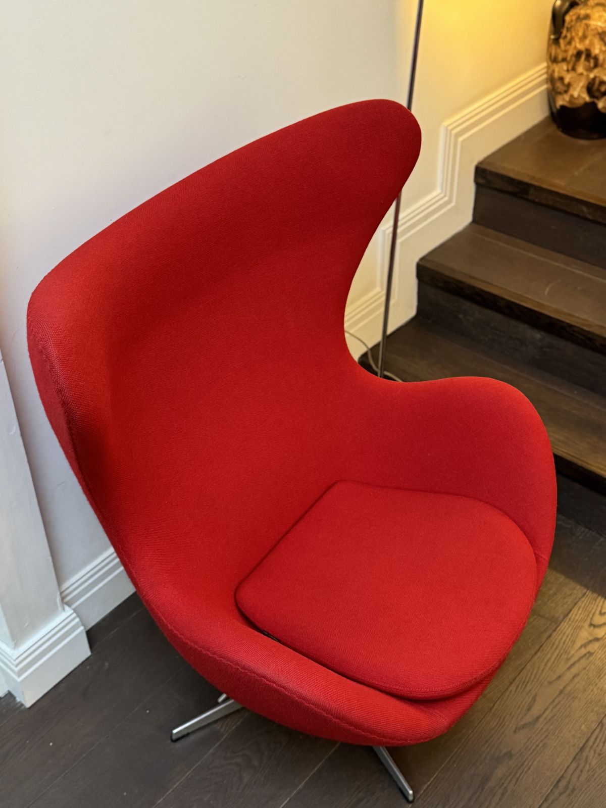 Arne Jacobsen For Fritz Hansen Mid Century Egg Chair photo for sale