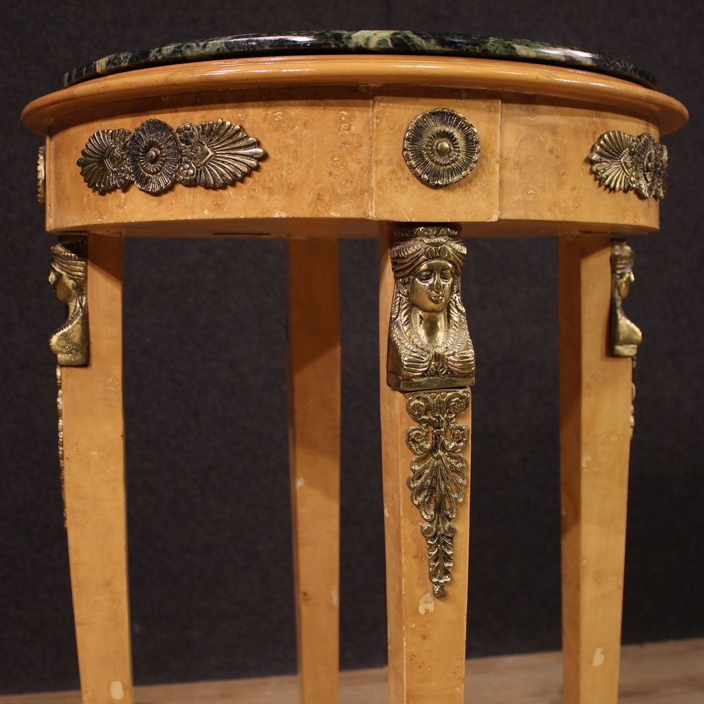French Side Table In The Style Of Retour D'egypte From The 60s photo for sale